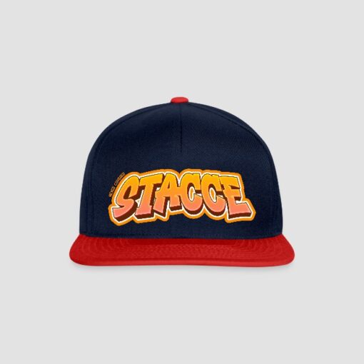 Frasi Romane STACCE Cappello Baseball Blu-Rosso