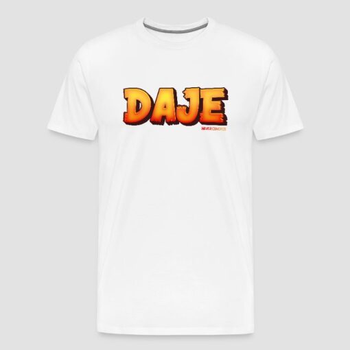 Frasi Romane DAJE T-shirt Premium Uomo Bianca