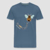 I'll Bee Back Soon T-shirt Premium Uomo Carta da Zucchero