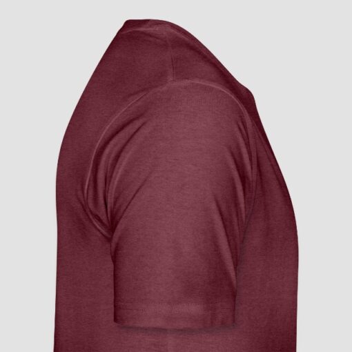 T-shirt Premium Uomo Bordeaux Lato