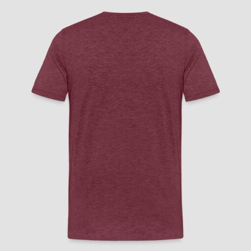 T-shirt Premium Uomo Bordeaux Retro