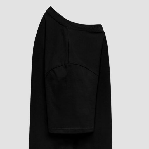 T-shirt Ecologica Sparker Unisex Nera Lato